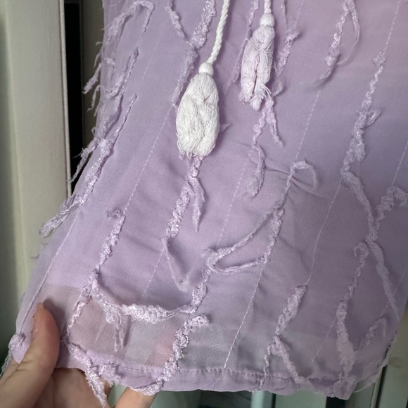 Purple set. office blouse and skirt S size. - Picture 7 of 8